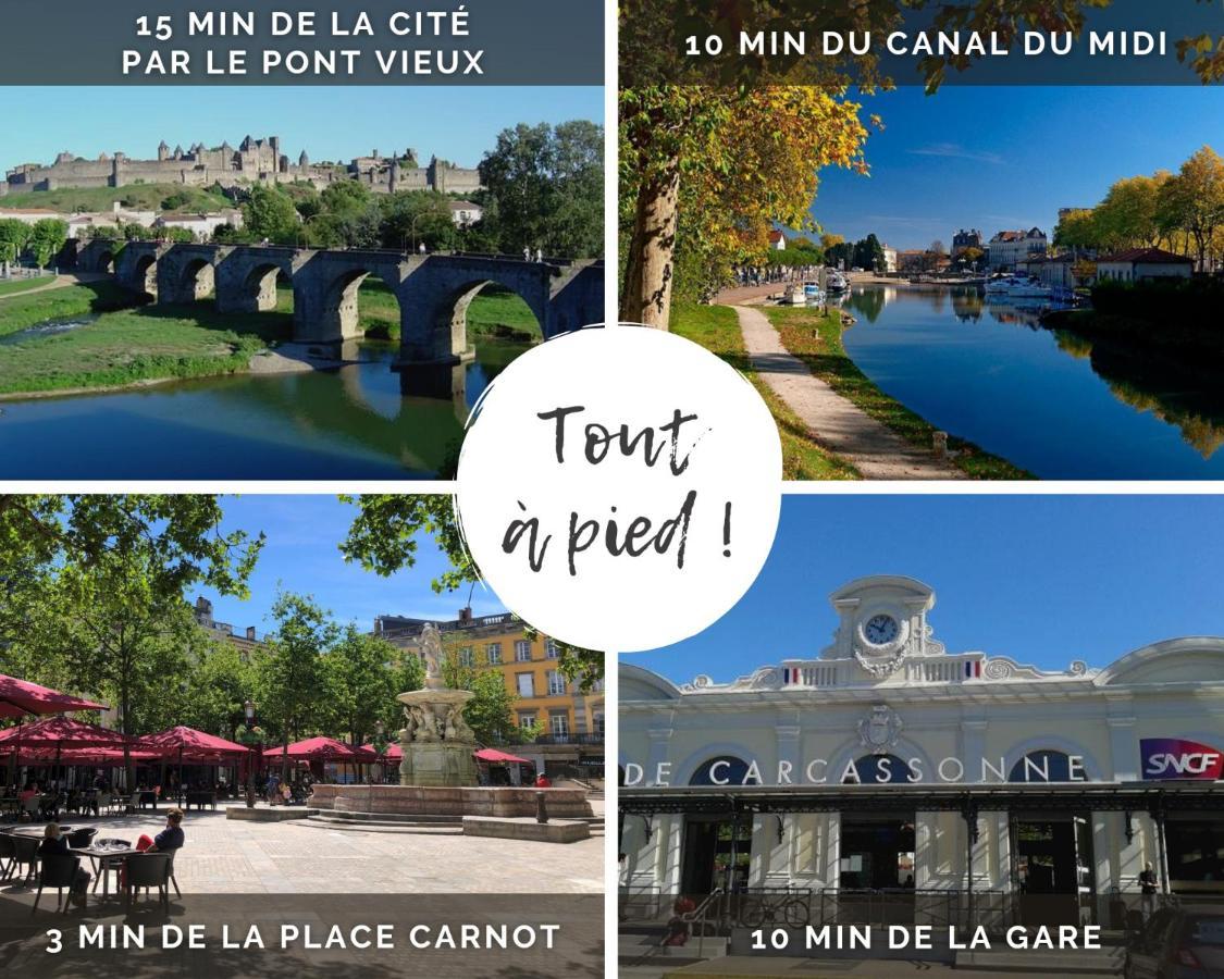 Le Nid - Tout A Pied - Wifi Carcassonne Ngoại thất bức ảnh